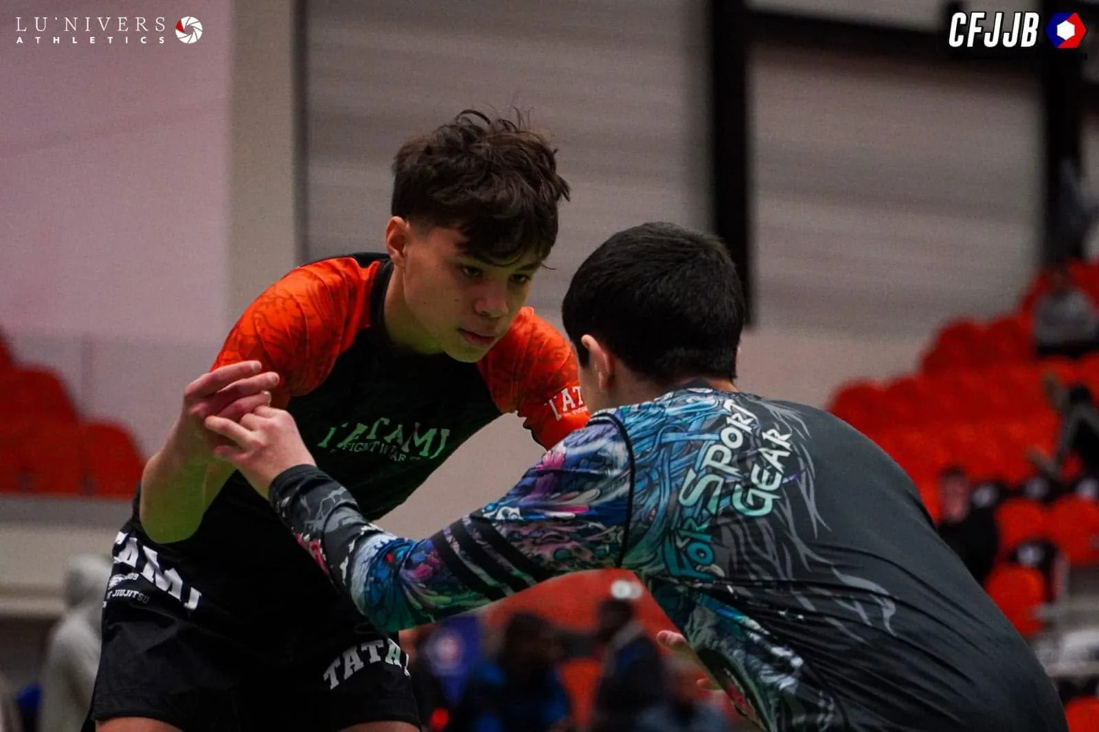 Jeune compétiteur du club en grappling