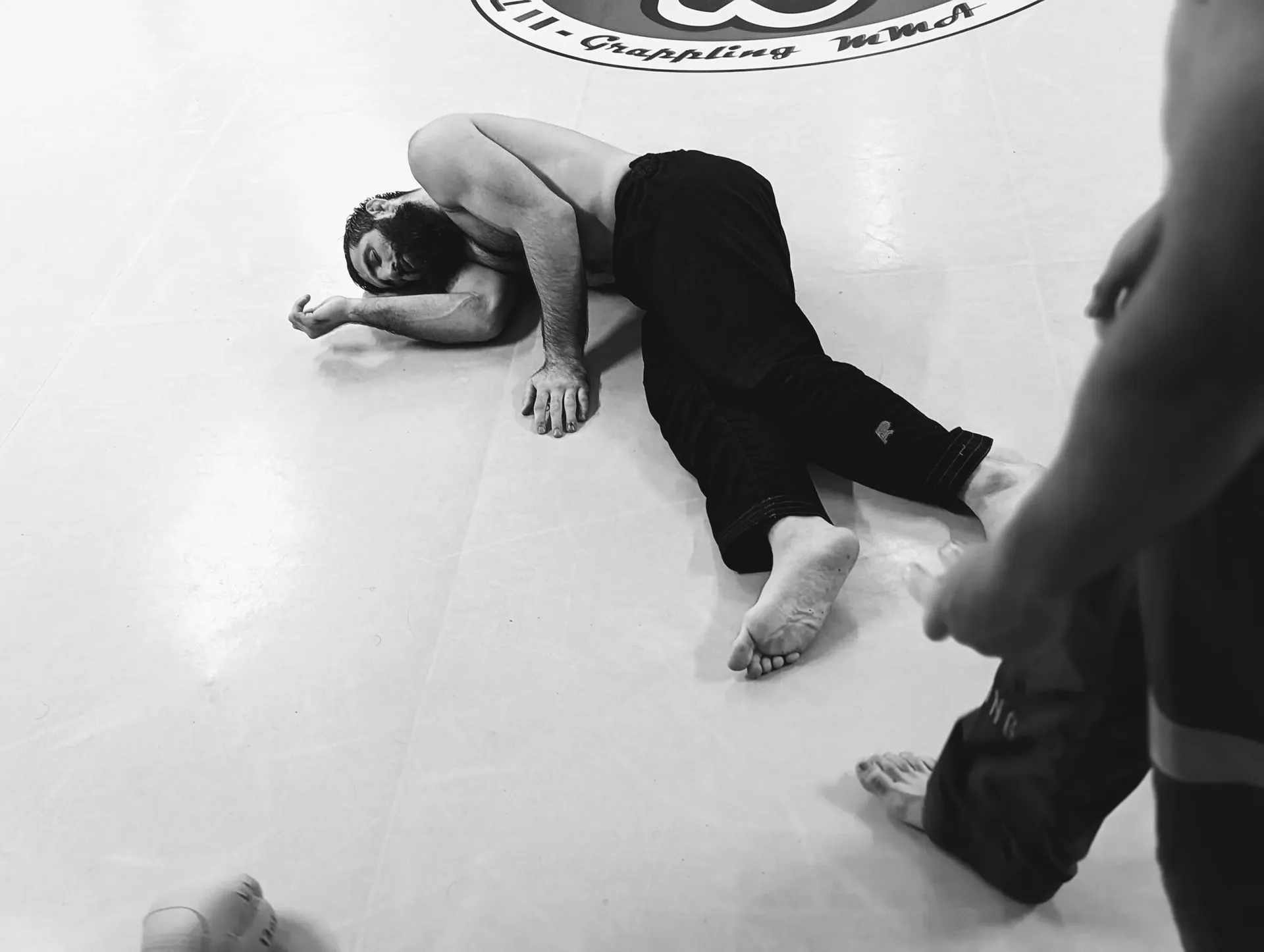 Entraînement de grappling et de luta livre au club