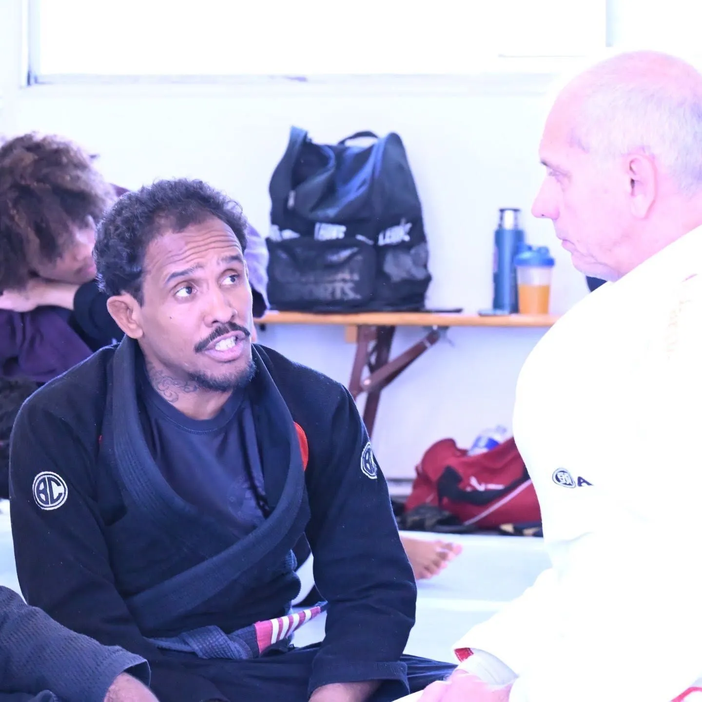 Mestre Beto Ramos pendant un cours