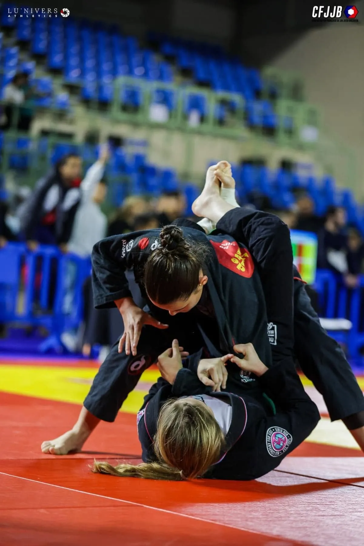 Jeunes compétiteurs de la Team Kids Delariva Nantes en compétition